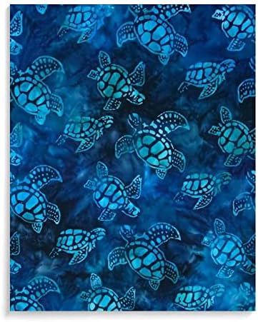Blue Camo Tartaruga Sea Pintura por Números Kits Canvas Diy Acrílico Pintura a óleo para decoração de parede em casa 12x16 polegadas