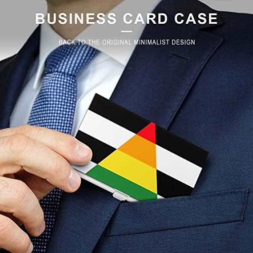 Bandeira de aliado de aliado orgulho engraçado Id Business Nome do cartão Caso Caso Organizador de caixa de proteção Clamshell
