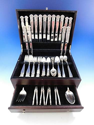Grenada Old Newbury Crafters Sterling Silver Falheres Set Service 67 PCS Dinner