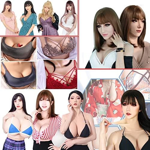 Goutui crossdresser mama silicone preenchido g copo g copo realista intensificador de mama silicone plata