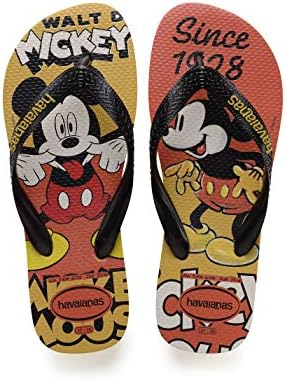 HAVAIANAS Disney's Disney Flip Flop Sandal, Mostarda, 10 M Us