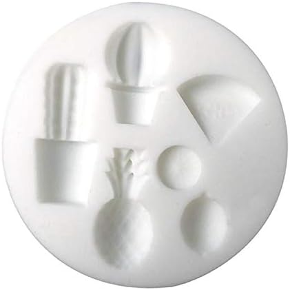 Mini molde de silicone para pasta de polímeros - exótico