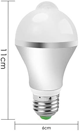 Iluminação interna de Luopan 20pcs AC85-265V LED PIR PIR MOGY SENSOR LAMP E27 E26 B22 Bulbo LED 5W 7W 9W Branco/Auto