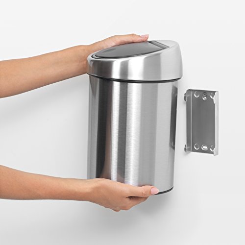 Brabantia Touch Bin, 3 litros - Aço brilhante