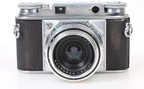 Voigtlander Modelo proeminente 124/R 35mm Câmera Rangefinder W 35mm 3.5 Skoparon