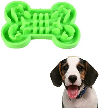Tigelas de cachorro de alimentador lento - tigela de cachorro de estimação saudável anti -deslizamento anti -asfixia
