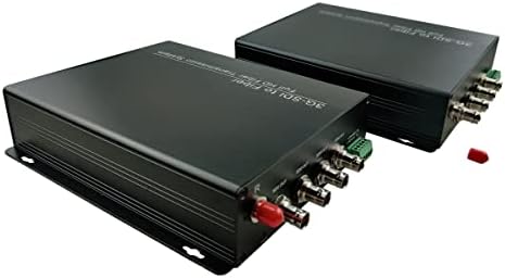 Primeda 4CH 3G SDI/HD-SDI Extensores sobre fibra óptica, singleMode Up 20km, porta de fibra FC, qualidade de transmissão,