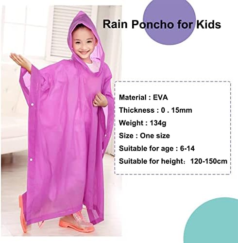 Chuva unissex reutilizável poncho infantil chuva chuva usa terno para 6 a 13 anos de menino menina crianças caneca de chuva de