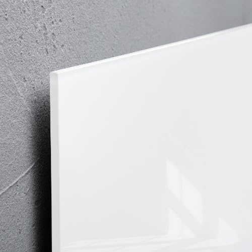 Sigel Gl101 Magnetic Glass Board Artverum®, Super White, 4,72 x 30,71 polegadas
