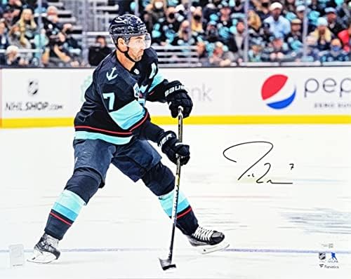 Jordan Eberle autografou 16x20 Foto Seattle Kraken Fanatics Holo Stock #209029 - fotos autografadas da NHL