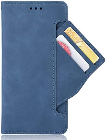 DAMONDY PARA BLU VIEW 3 CASE, BLU VIEW 3 Caixa de carteira, Design clássico de capa de couro com caça ao slot de cartão