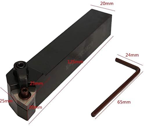 Ferramentas de torneamento de madeira de carboneto Conjunto de um suporte de ferramenta de torneamento de 20 mm mwlnr2020k08 +