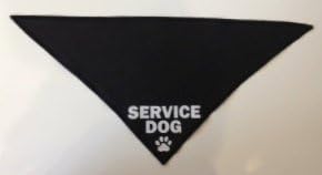 Cão de serviço Bandana - Black