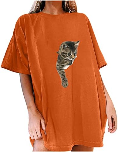 Campa de blusa de verão no outono para mulheres roupas de manga curta moda fora do ombro de algodão gráfico de algodão 84 84