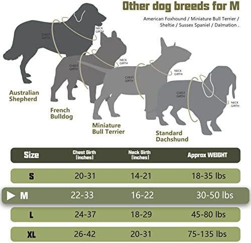 Auroth Tactical Dog Arnness com coleira de cães pesados ​​para cães de raça grande, sem puxar colete reflexivo de treinamento de cães