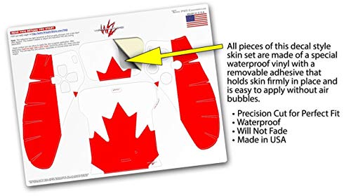 Wraptorskinz Skin Wrap Compatível com Sony PS5 DualSense Controller Flag Canadian Canada Flag