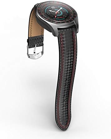 LINSAY® EX-7 Smart Watch Watch Red com câmera e Google Assistant