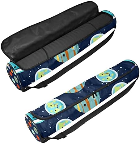 Bolsa de transportadora de tapete de ioga do Universo do Espacio com alça de ombro de ioga bolsa de ginástica bolsa de praia
