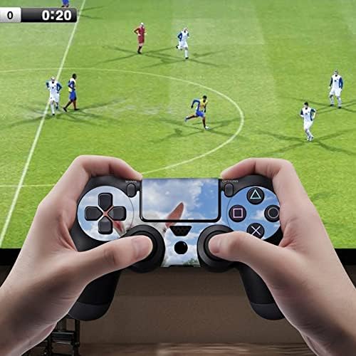 BOUT Blue Sky Cute Skin Skin Protector Slim Tampa para PS-4 Slim/PS-4 Pro Console & 2 Controller