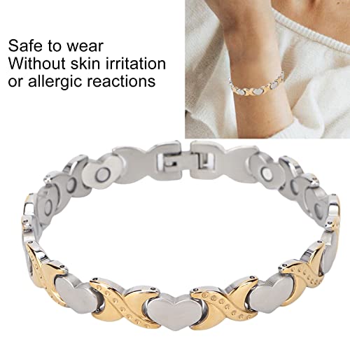Pulseira de aço de titânio, pulseira de moda Jóias promove o equilíbrio de relaxamento do sono alivia a dor do túnel do carpo