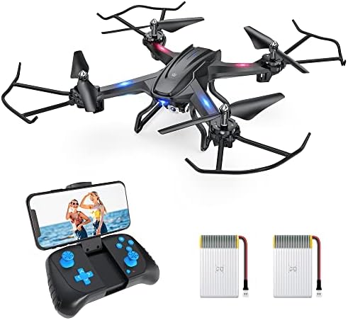 Drone uranhub com câmera para iniciantes, drone FPV de câmera HD 2K para adultos com altitude de retenção, modo sem cabeça,