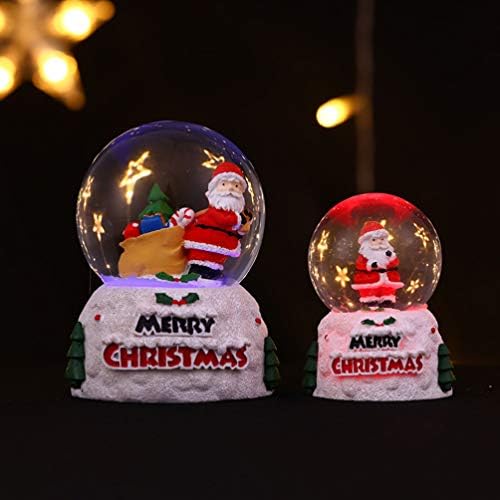 Valiclud Christmas Papai Noel Claus Snow Globe Water Ball 3 x 3 x4.13 Globos de neve para crianças Presentes Decoração de desktop de Natal