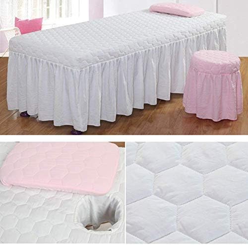 Folha de mesa de massagem de microfibra Zhuan Folha de saia da cama com travesseiro de saia de massagem Anti-pilão