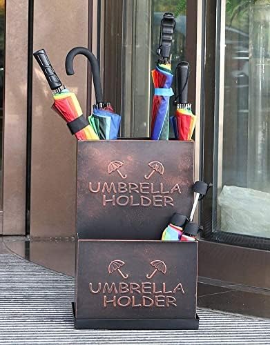 Xhalery Umbrella Rack Stand, porta-guarda-chuva, guarda-chuva Stand Stand Hotel Business Umbrella Rack, pode acomodar 25-35 Rack