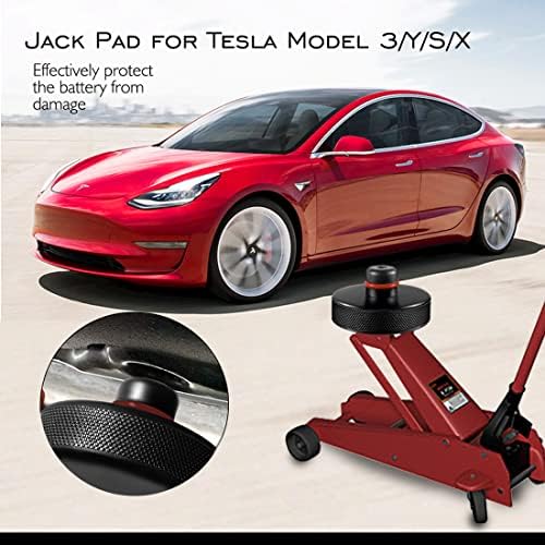 PAC de 4 pacote para Tesla Modelo 3/Y/S/X Jack Doces Pucks Jack Pads com Caixa de Transporte Prave de borracha protege