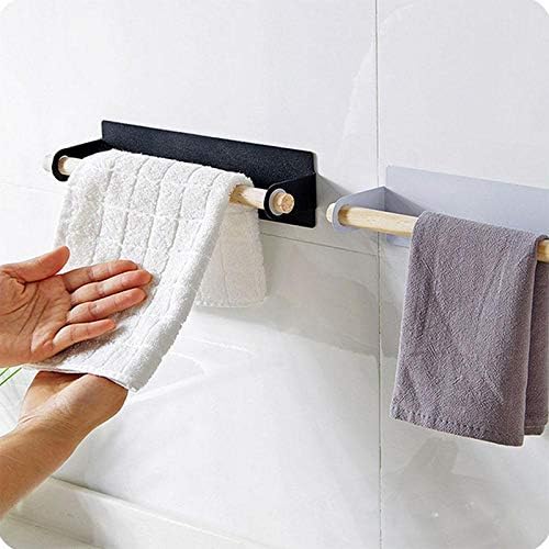 Krivs Rack de toalhas de toalhas de papel auto-adesivo suporte de papel toalha de armazenamento de rack armário de