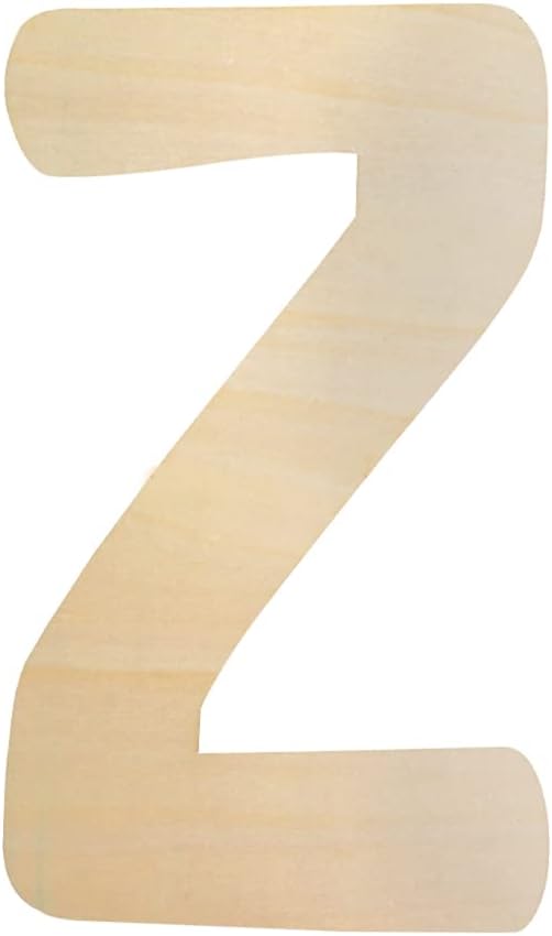 Letras de madeira de 12 polegadas de altura de 1/5 polegada de madeira de madeira