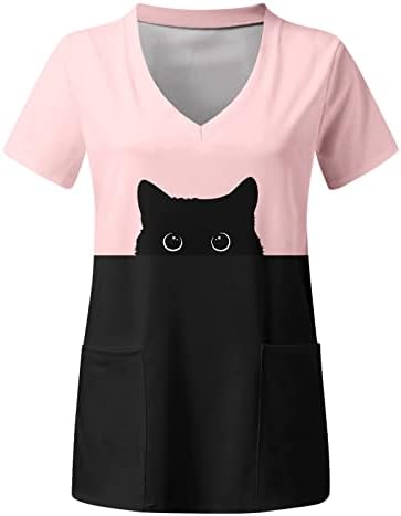 Camiseta de camada para mulheres mulheres plus size top v pesco