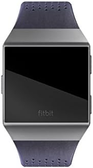 Fitbit Ionic Perforated Leather Acessory Band, Midnight Blue, pequeno