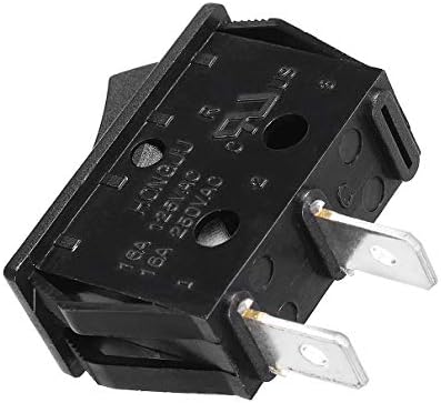 Aexit 8 PCS interruptores de parede x Off E/O 2 Posição SPST Painel Snap Snap In Boat Rocker Switch Dimmer Switches 2 pinos
