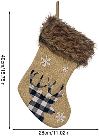 Perfil de meias de Natal de Natal Bolsas de meias de Natal e meias suspensas de Natal para decoração de festas e desenho animado