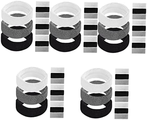 Hemoton 24 PCs Fitness Band Band Sports de cabeça de cabeça de cabeça de cabeça de cabeça de cabeça Moda Moda Moda Mody Polyester