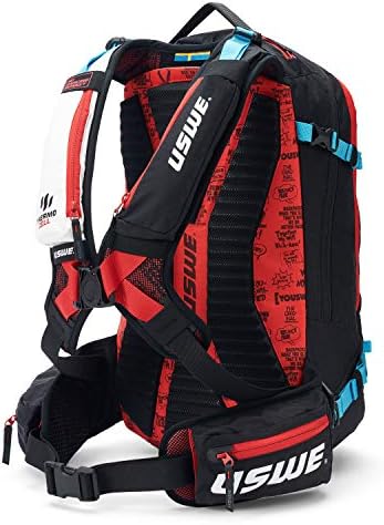 USWE Pow, mochila de esqui e snowboard com protetor nas costas, para homens e mulheres.