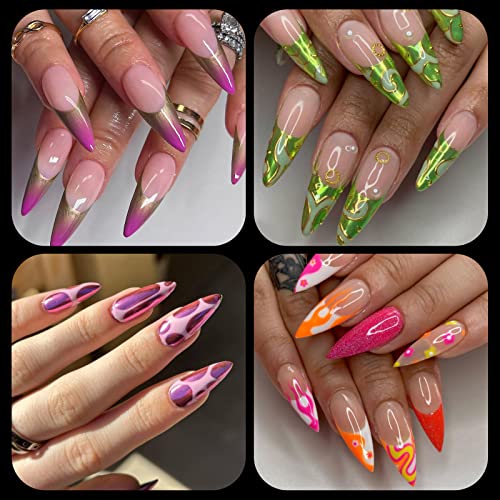 EJIUBAS GEL GEL DIPS DE GEL GEL UNIGH CLUE PARA ANCIDADES DE ACRYLIC