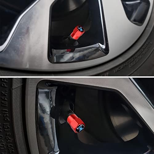 Vegetap for costch car válvula tampa de haste universal pneu de pneu de ar 4pcs se encaixam nos acessórios de carro e costura