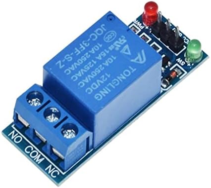 Relé de 1 canal Kenid 1PCS 5V 12V Baixa gatilho de nível 1 de retransmissão de canal Módulo de interface Escudo da placa