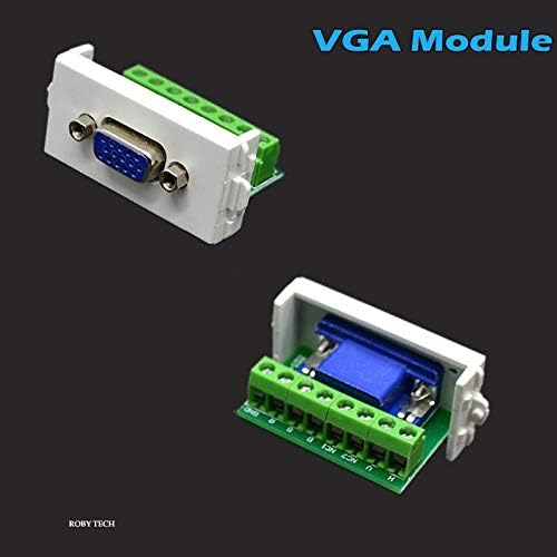 VGA + VGA + HDMI Módulos Multimídia Informações da placa de parede Tampa de parede Monte de parede Monta do soquete Plugue