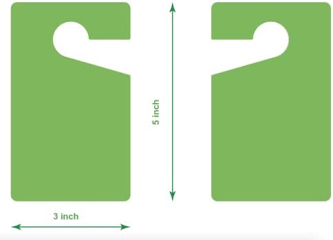 3x5 polegadas 15 pcs Licença de estacionamento verde Pendure pendurar tag em branco 15 mil passes de passes retrovisor no interior