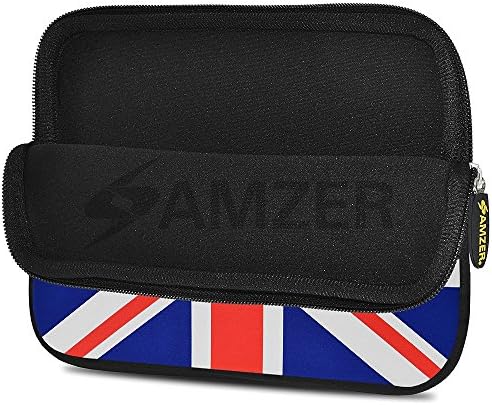 AMZER 7.0-7,75 polegadas capa de neoprene de designer para iPad/tablet/e-reader e notebooks, Union Jack