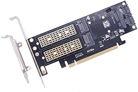 Connectores Três em um M.2 B+M Chave M Card de Expansão SATA NVME NGFF para PCI-E 4X Adaptador Adaptador de suporte externo Card-
