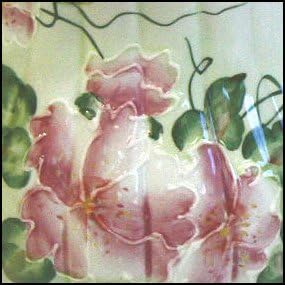 Hues & Brews Multi-Color Rose Rose Porcelain Sugar and Cream Conjunto | Service de café e chá - 4 x 4,75 x 3,5