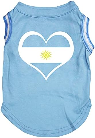 Petitebella argentina coração cachorrinho camisa