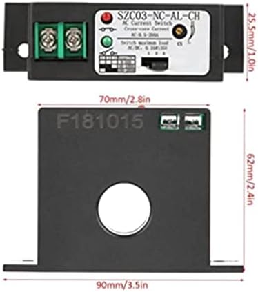 Corrente CA de mudança e controle com detecção ajustável para relés de pinças de flash e chip único AC 0,5-200A-ideal para uso