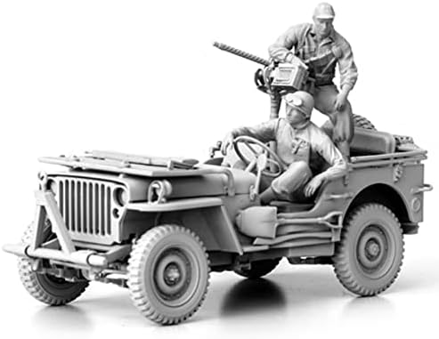 Goodmoel 1/35 Segunda Guerra Mundial Soldado Patrulha Soldado Soldado Modelo Kit/Kit Miniatura de Soldado sem montagem