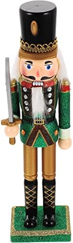 Luozzy Christmas Soldado de madeira decoração de quebra de madeira decoração de madeira de madeira