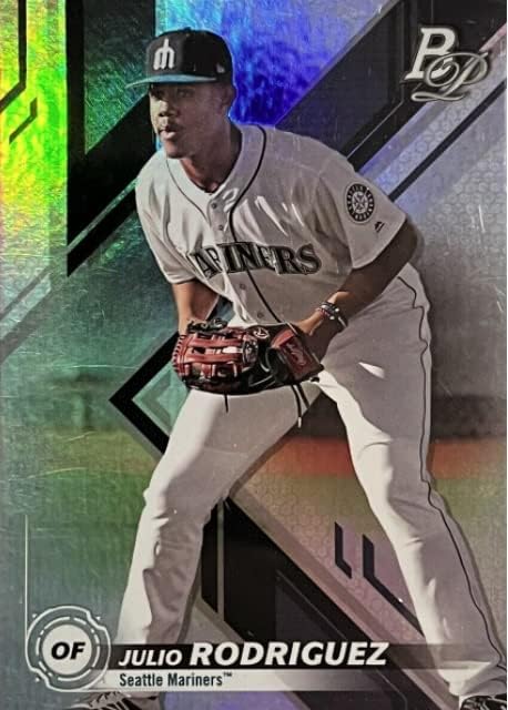 2019 Bowman Platinum Top Prospects - Julio Rodriguez - Seattle Mariners Baseball Rookie Card RC Top -63